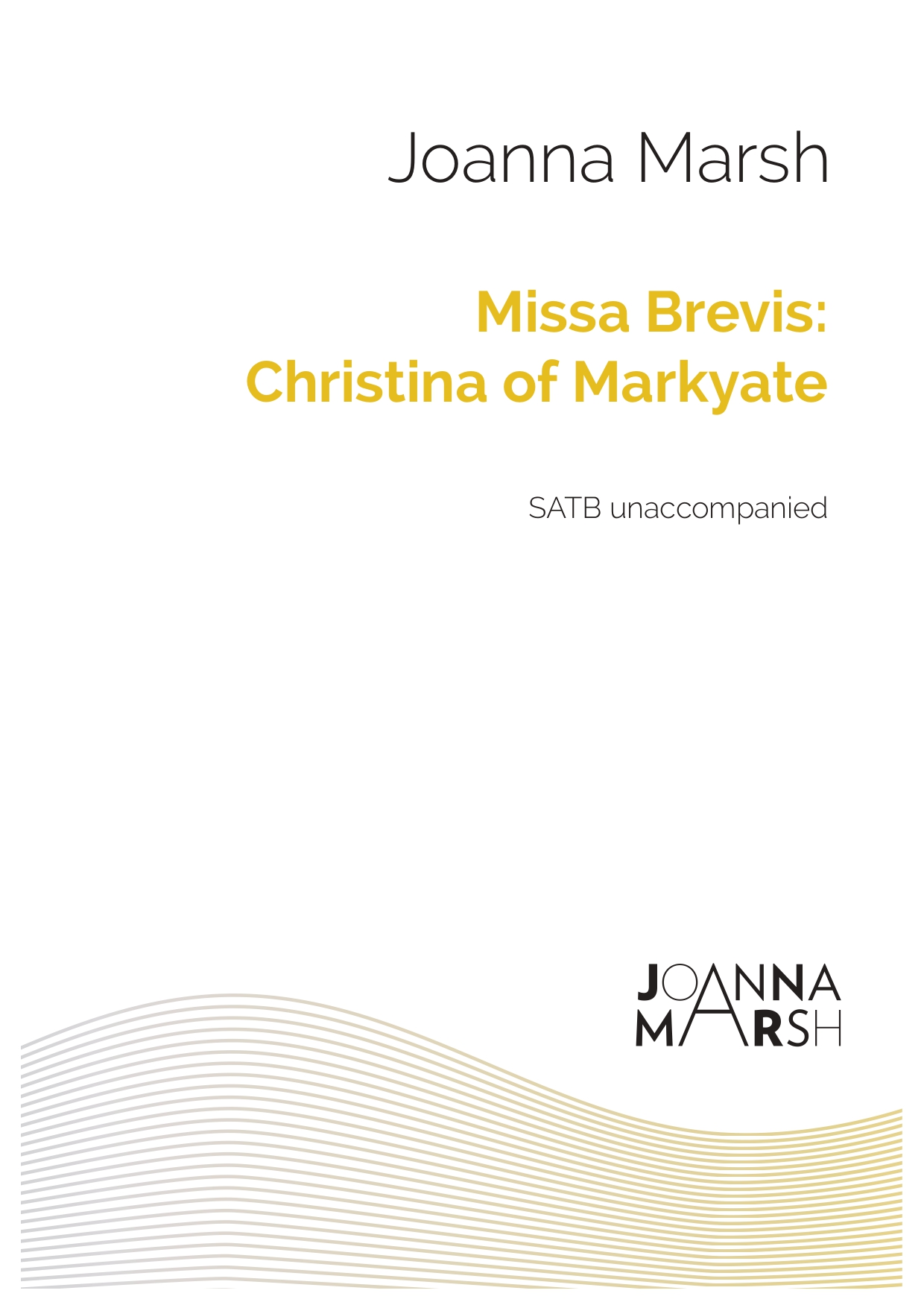 Missa Brevis Christina of Markyate (SATB)