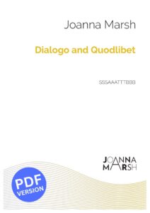 Dialogo and Quodlibet (Double Choir SATB) - PDF Download