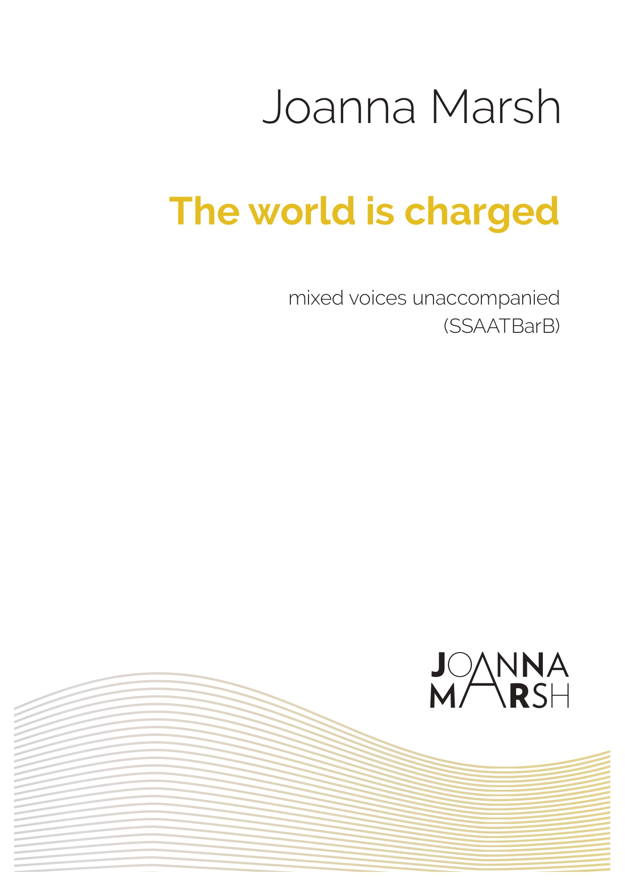 The World is Charged (SSAATBarB) – PDF Download