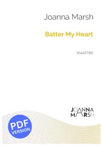 Batter My Heart (SSAATTBB) - PDF Download