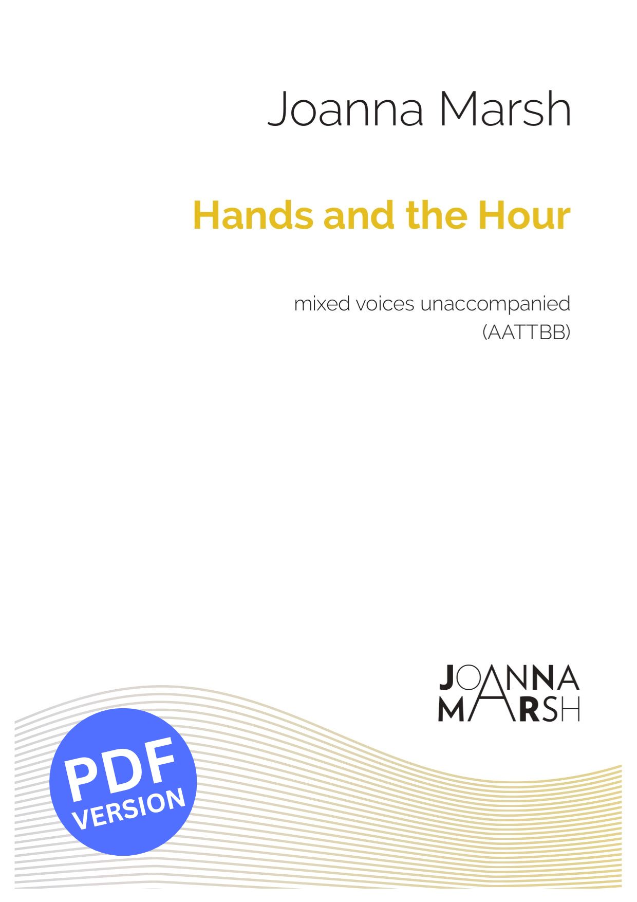 Hands and the Hour (AATTBB) – PDF Download