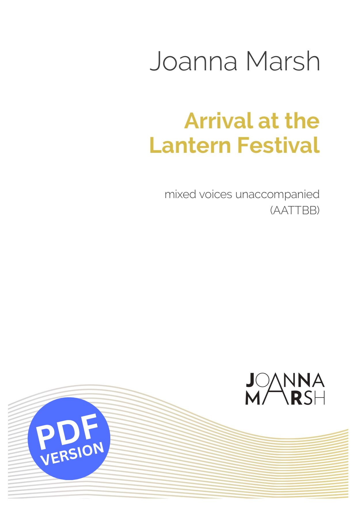 Arrival at the Latern Festival (AATTBB) – PDF Download (Copy)