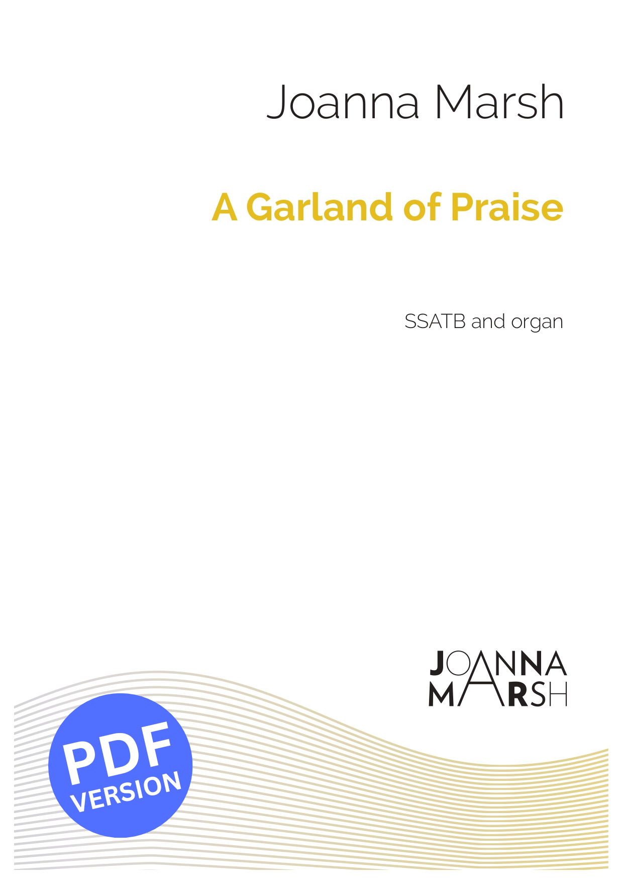 A Garland of Praise (SSATB & Organ) – PDF Download