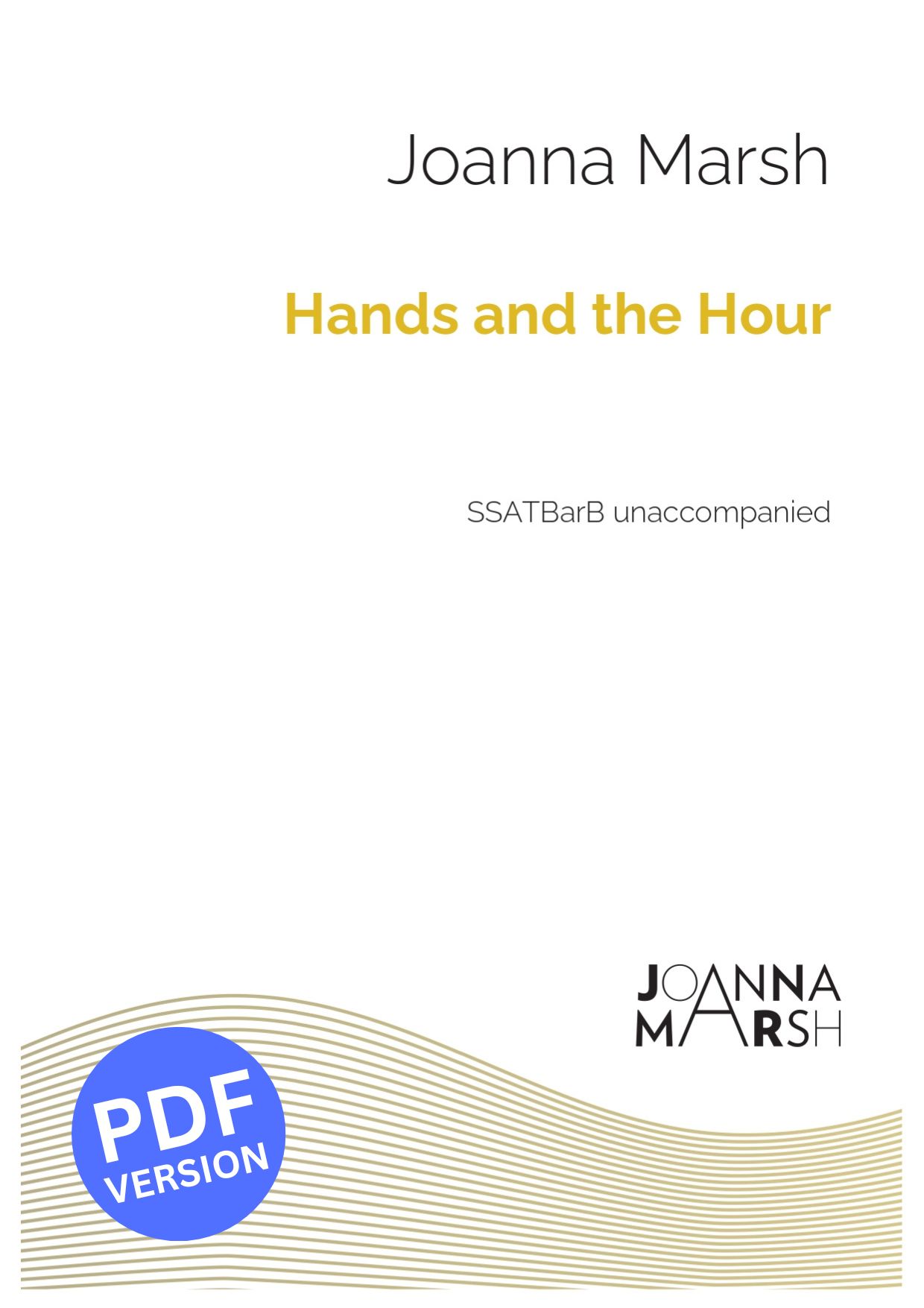 Hands and the Hour (SSATBarB) – PDF Download